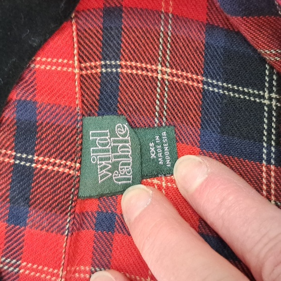 Upcycled Skull Flannel - Picture 4 of 7